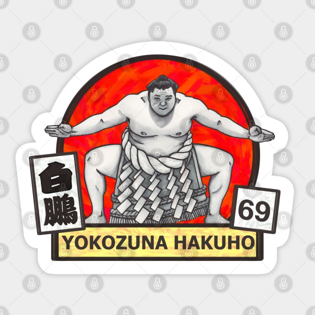 Hakuho - 69 Sticker by SaltDream